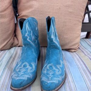 Blue Western Cowboy Boots